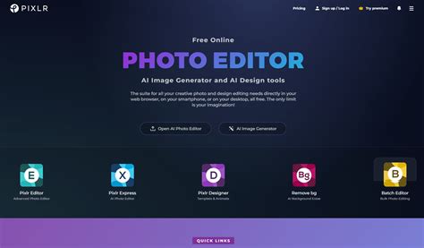 Free Online AI Photo Editor, Image Generator & Design tool .